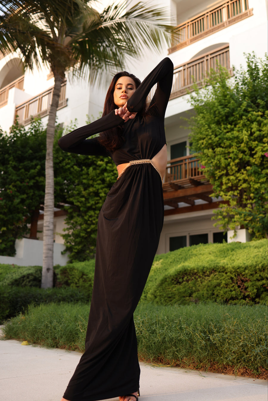 Nata dress in black